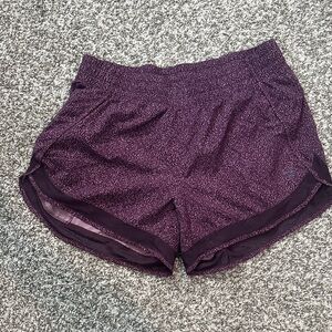 Athleta Printed Mesh Racer Run Short 4”